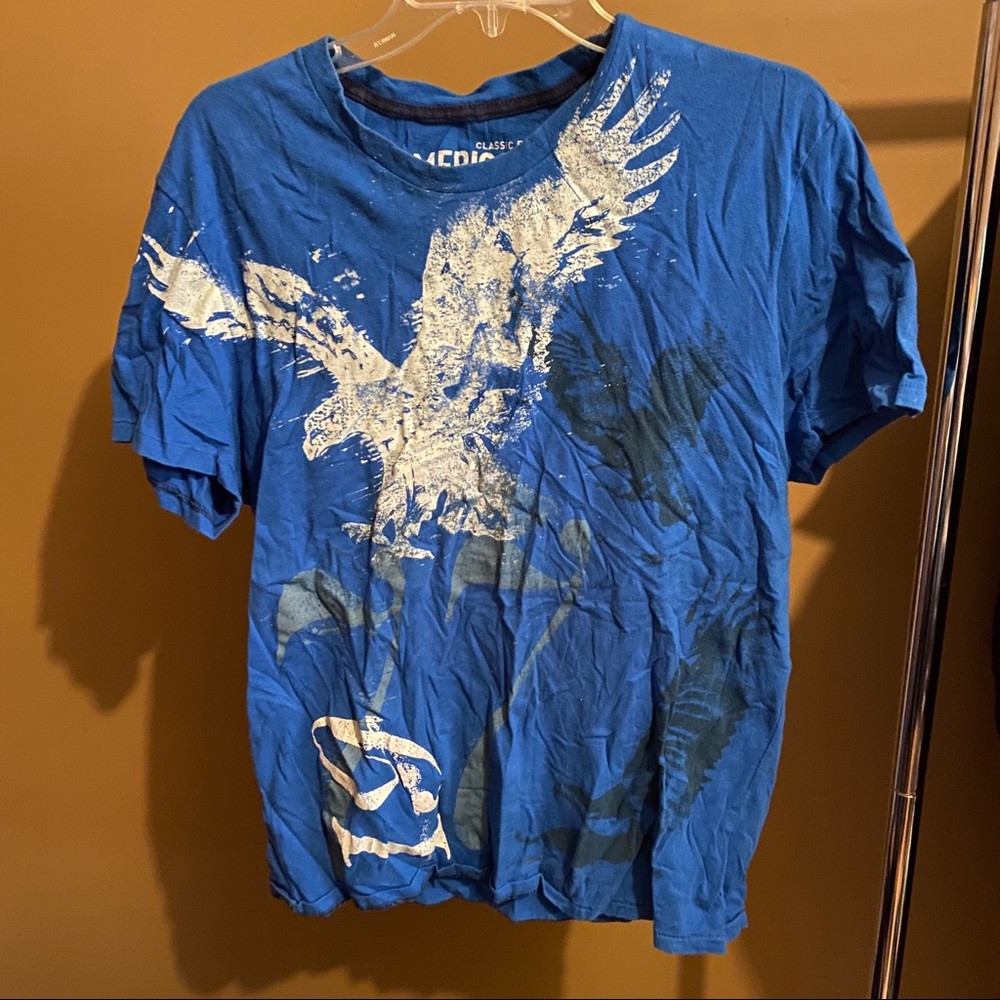 American eagle logo tee M